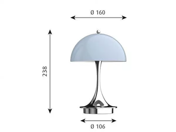 LOUIS POULSEN - PANTHELLA PORTABLE V2 - Table lamp with USB charging by In Stock - view 3